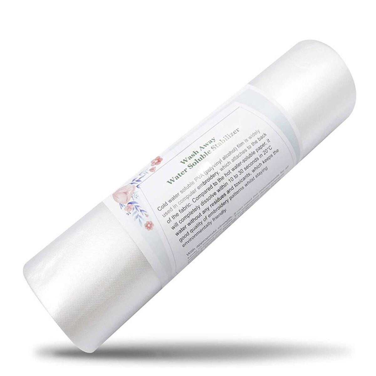 30Yd 20cm  Water Soluble Embroidery Stabilizer transparent film