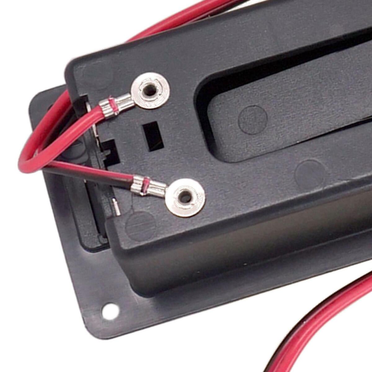 Abs 9v battery holder / case / case compartment protective case guitar & bass