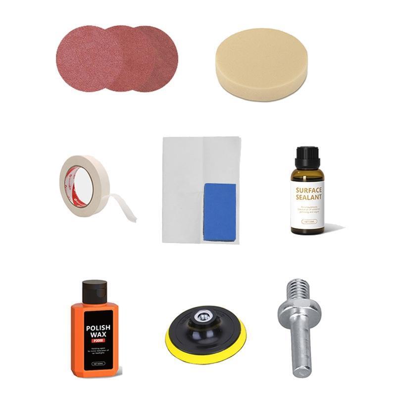 Headlight Restoration Car Light Polish Repair Tool Blurring Glass Scratch Repair