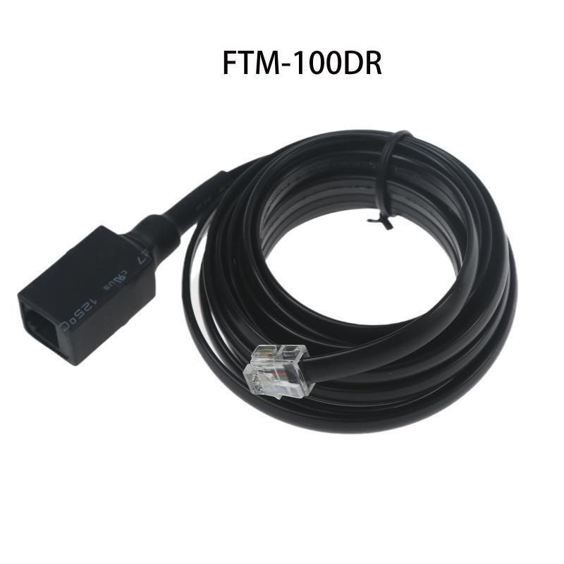 Mic Extension Cable 6 Pin 3 meters Black Cord for FTM-100DR FTM-400DR FTM-400XDR