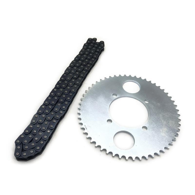 T8F 54T Tooth Rear Dirve Sprocket Cog With 116 Links Chain For Bike Gas Scooter