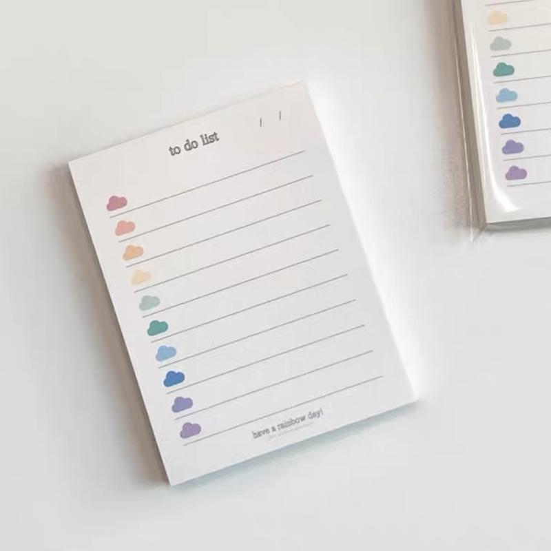 Pocket Daily Planner Daily To-do-list Pad Mini Writing Pad Note Papers 50 Sheets