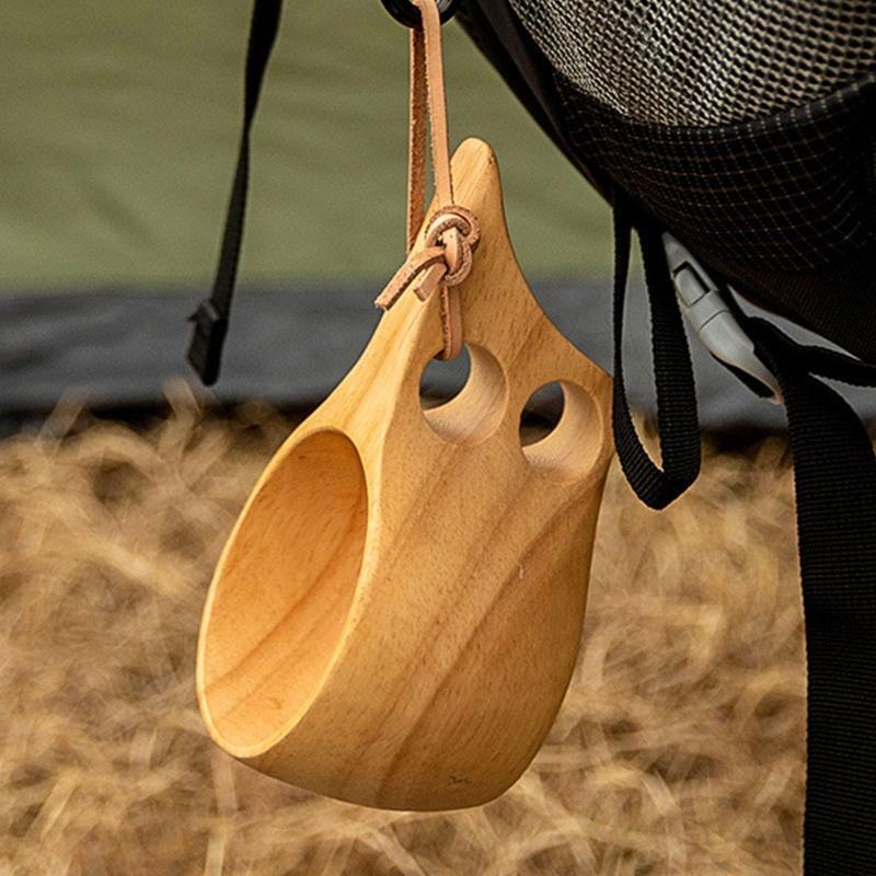 Wooden Coffee Cup Wood Novelty Mugs Convenient and Quick to Use Unique Design