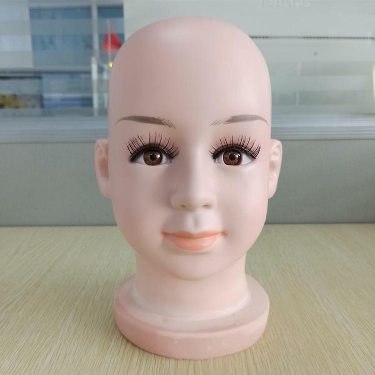 PVC Baby Head  Wig Hat Glasses Display Stand Tools , Beauty &