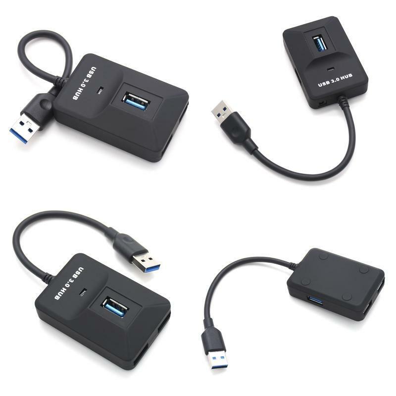 Multiple USB 3.0 2.0 4-Port Splitter for PC Laptop Notebook Receiver Computer