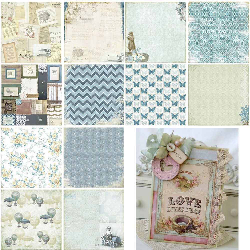 Paper Pads Craft Card Making Scrapbooking Cutting Dies Art Background Origami