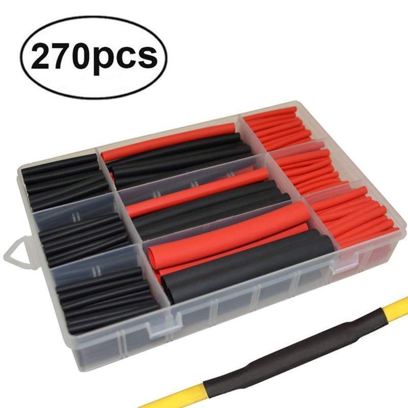 270x Electric Insulation Heat Shrink Tube Kit Eco-Friendly Material Easy to Use