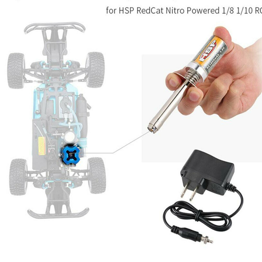 HSP RC Nitro Rechargeable Glow Plug  With Charger Tool (US Plug)