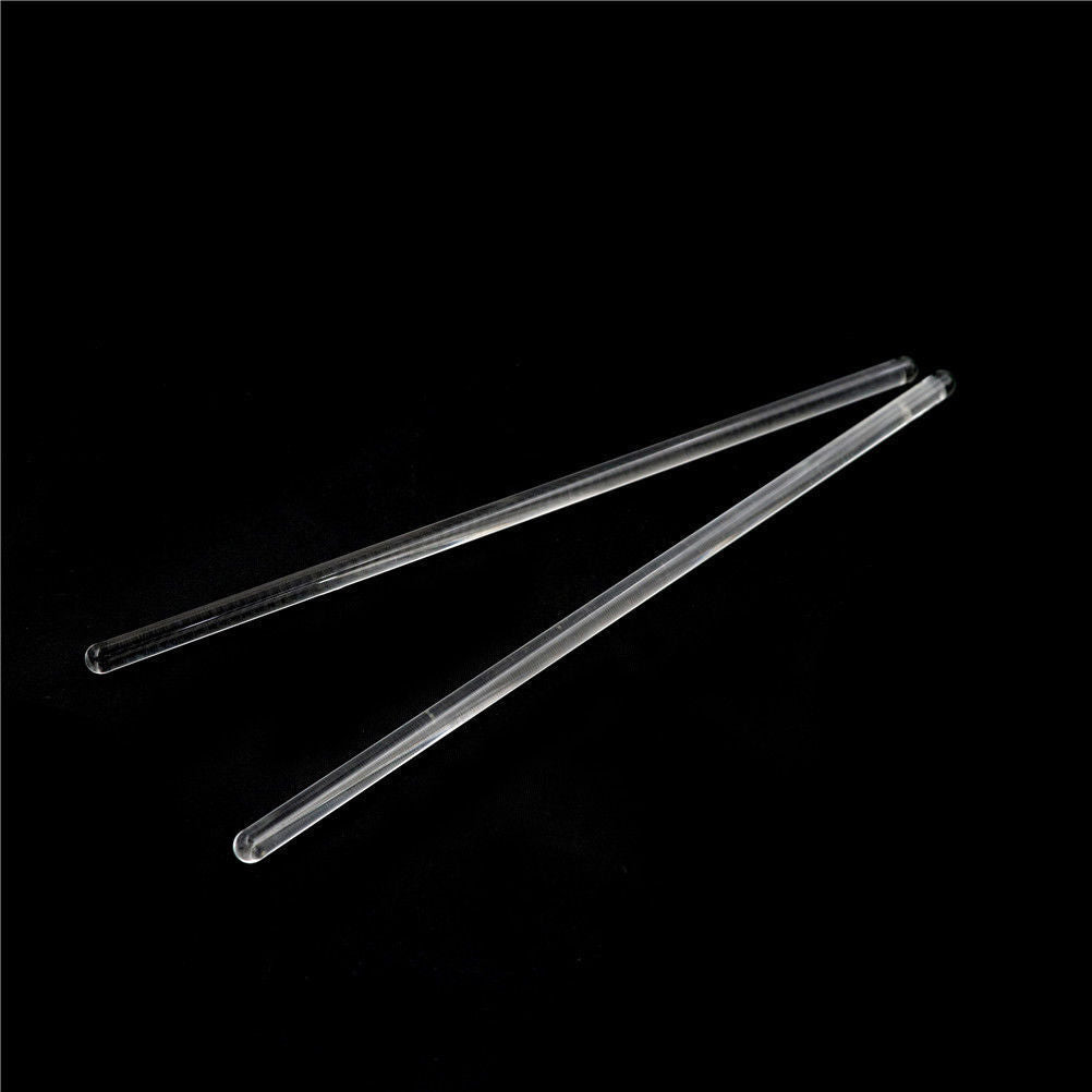 2pcs Lab Use Stir Glass Stirring Rod Laboratory Tool 6*200 Fg