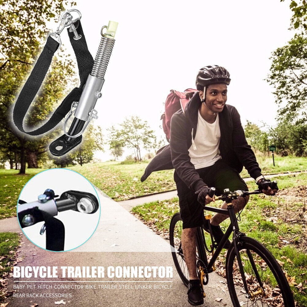 Bike Trailer Steel Linker Bicycle Rear Rack Baby Pet Hitch Linker Connector