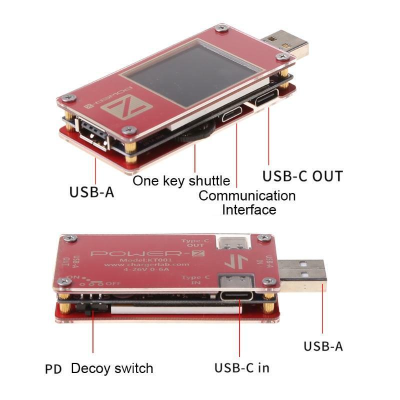 YK001-USB high-precision fast charging data line voltage and current tester