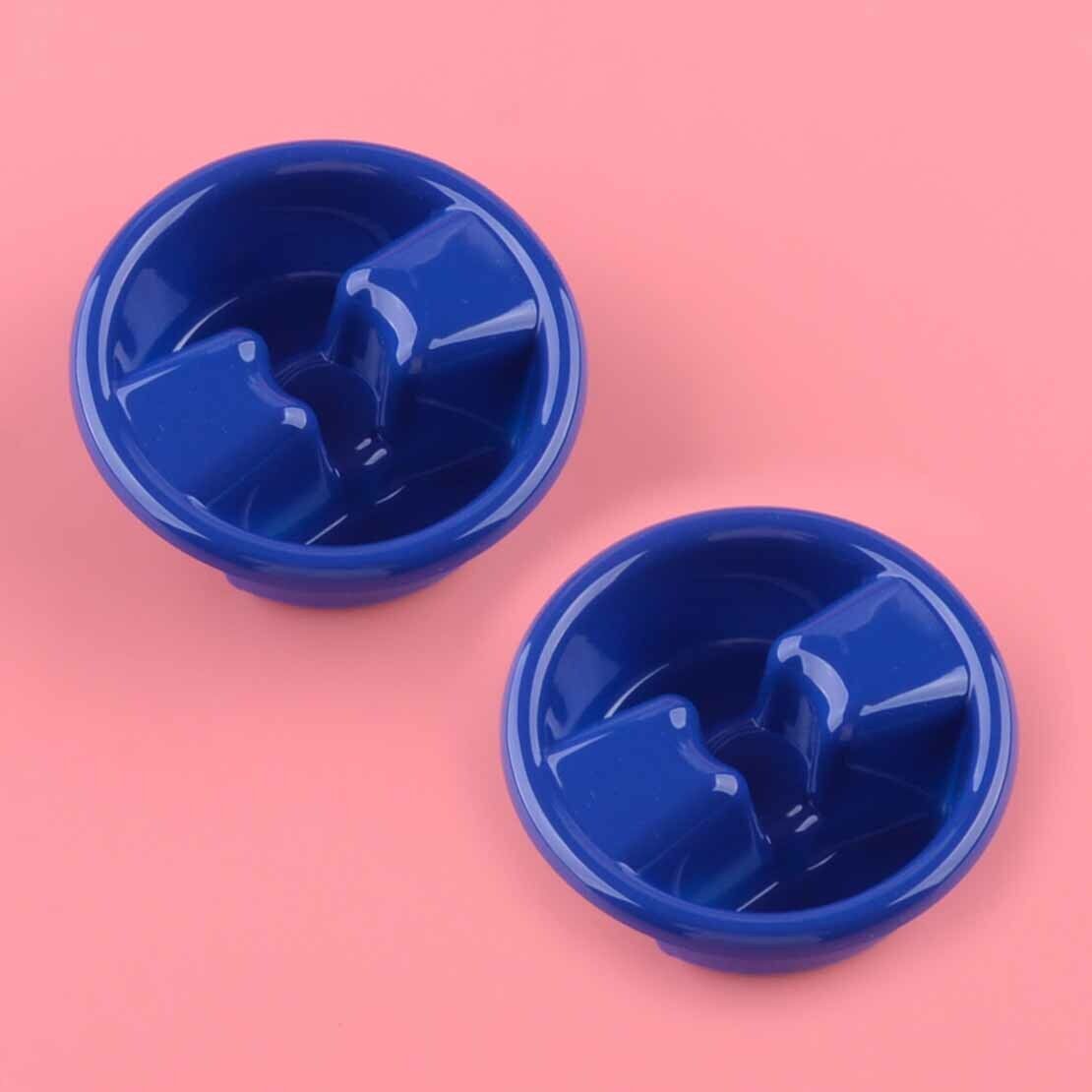 2pcs Blue Roof Top Switch Knob Cover Trim fit for Jeep Wrangler JK 2007-2018