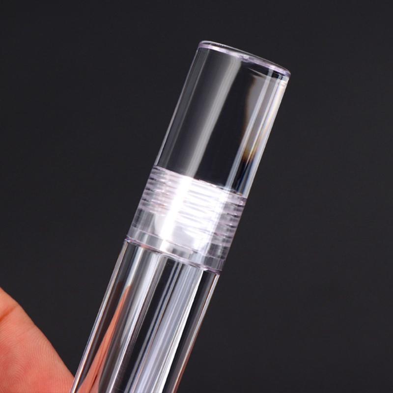 10pcs 5.5ml Empty Lip Gloss Tube Clear Lip Balm Bottle Refillable Container