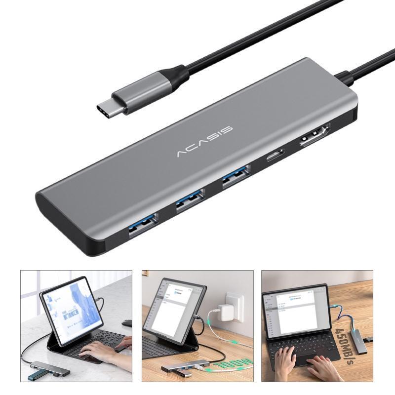 High Speed ??USB Hub Type-C to 5 Port Splitter Docking Station to USB 3.0 /SD/TF