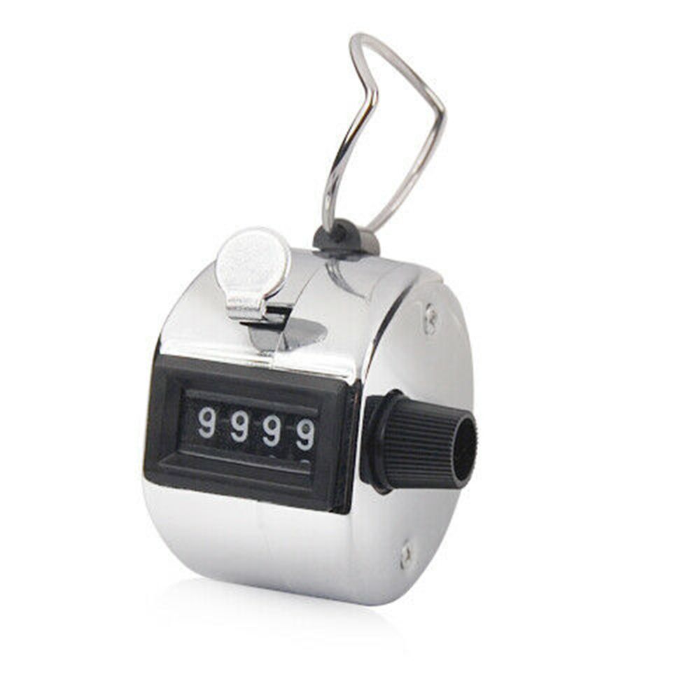 Portable Counting Clicker Number Counting Mechanical Counter 4 Digit Number