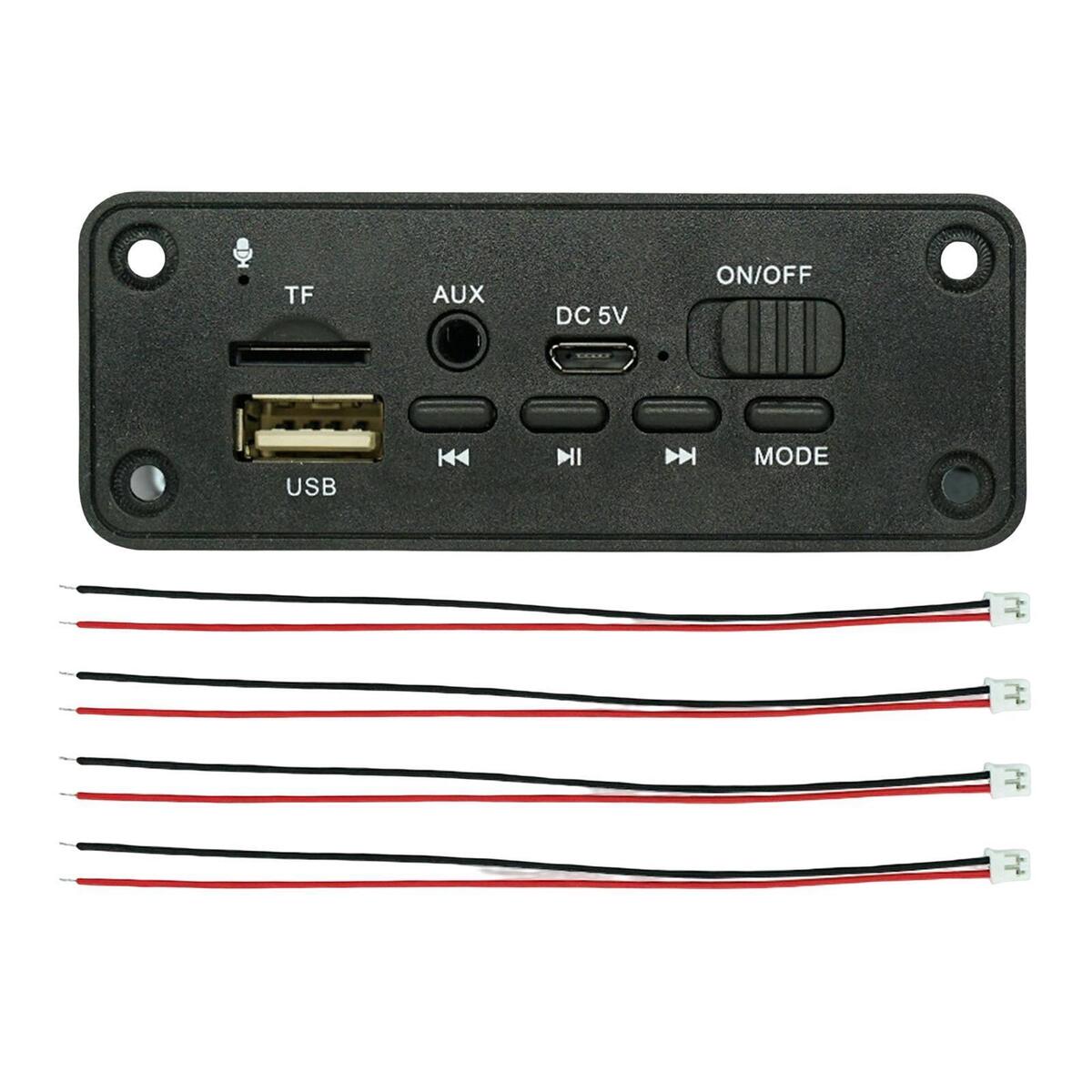 Portable BT 5.0 MP3 Player Decoding Board with Remote Control Player Durable