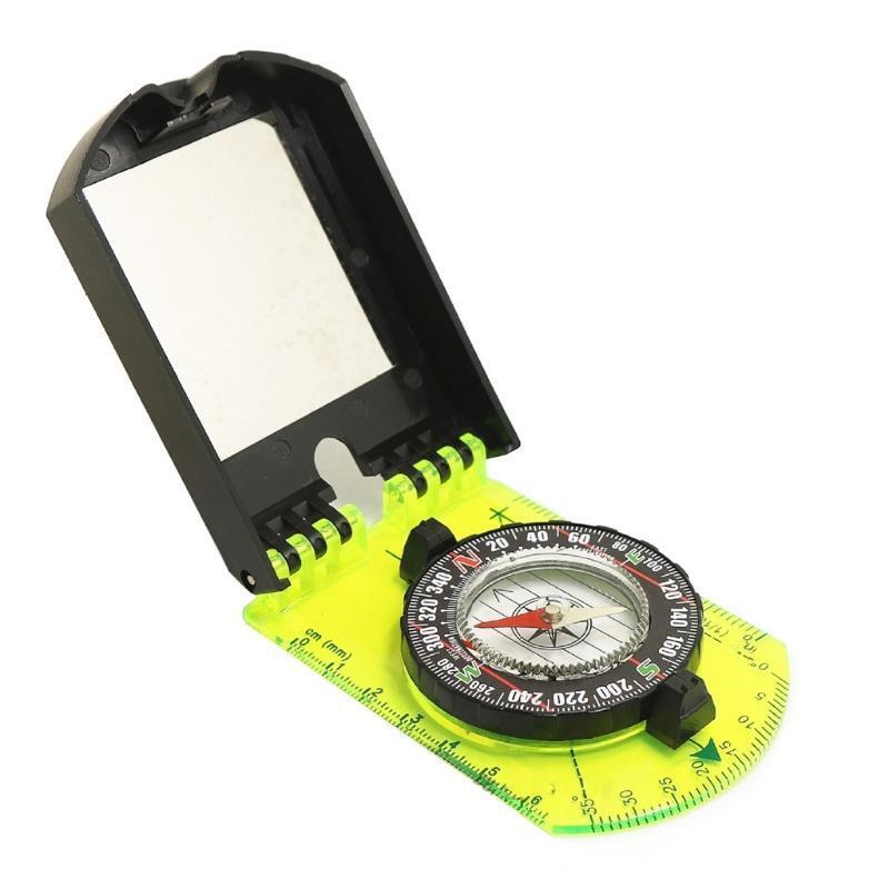 Portable  Camping  Compass,Pocket Survival Sports Measuring Scale Map