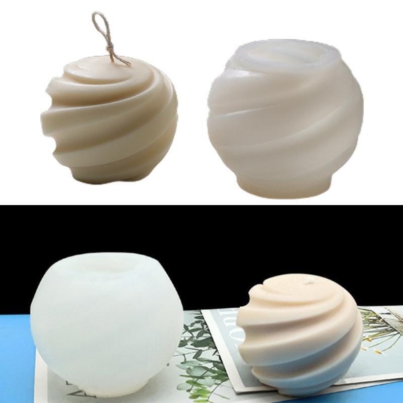 Large Thread Ball Silicone Candle Mold Irregular Shape Crystal Production Mould