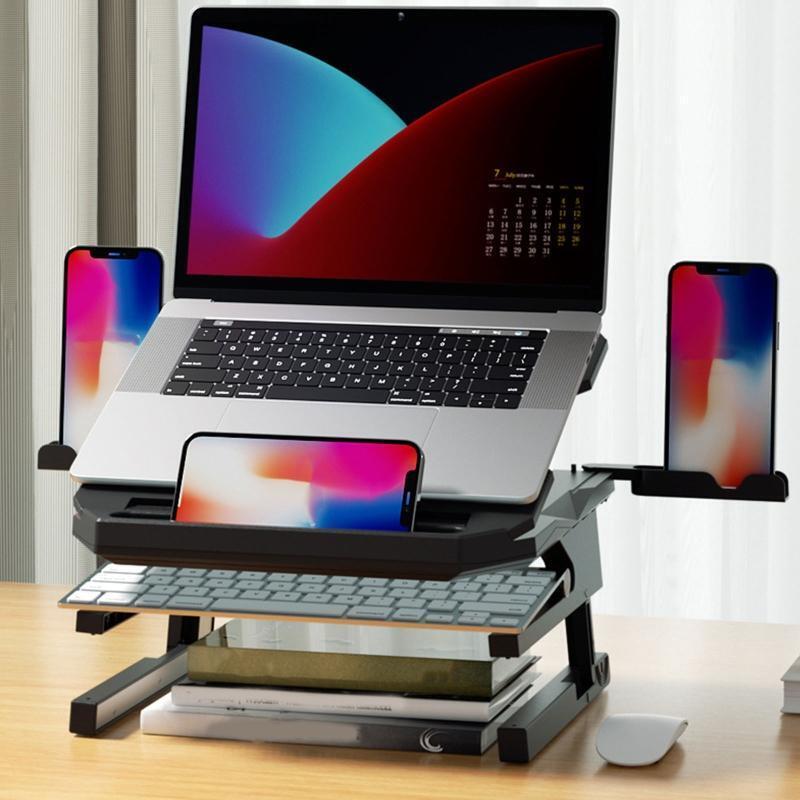 New Arrival Laptop Support Rack 360° Adjustable Folding Notebook Riser Holder