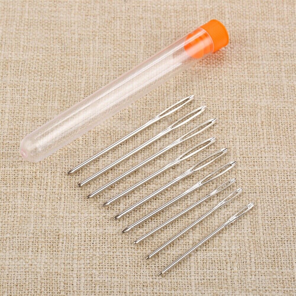 9pcs/Set Large Eye Leather Sewing Needles Embroidery Tapestry Hand Sewing Tool