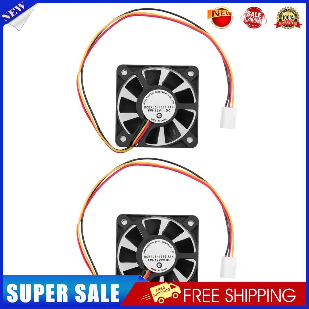 3 Pin CPU 5cm Cooling Cooler Fan Heatsinks Radiator for PC Computer 12V