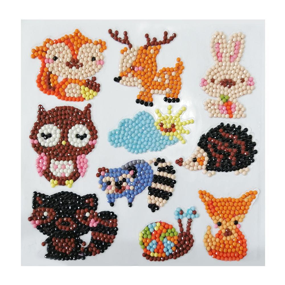 DIY Full Drill Cute Cartoon Animal Diamond Painting Craft Children Day Gift