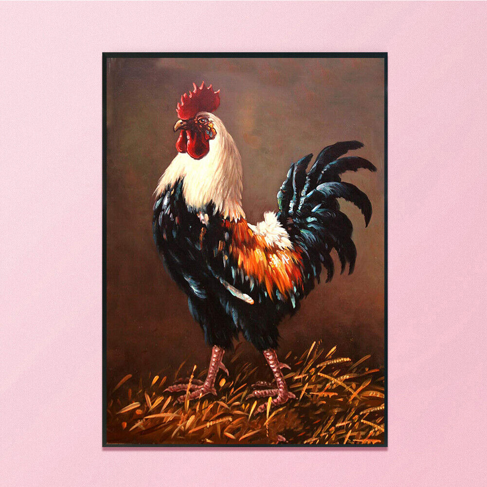 Full Cross Stitch Eco-cotton Thread 11CT Printed Chicken Craft Art Kits