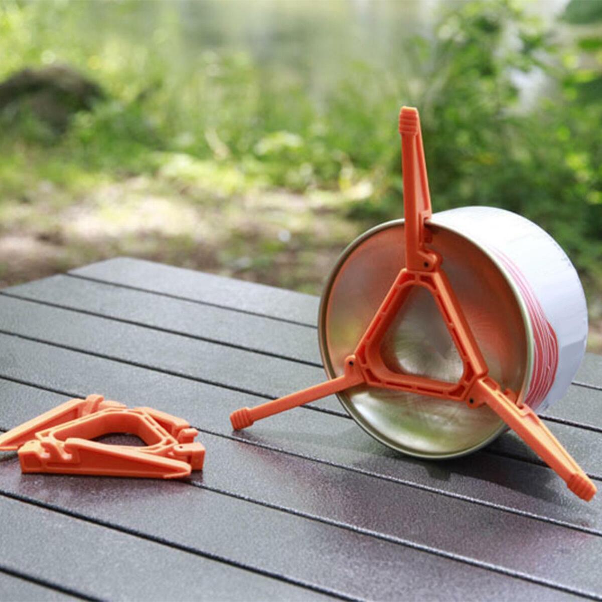 Outdoor Gas Tank Bracket Bottle Shelf Stove Tools Holder for Fishing BBQ