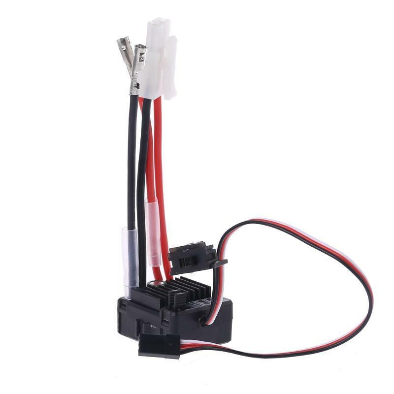1060 Brushed ESC 60A 2-3S LiPo Waterproof Electric Speed Controller for RC Cars