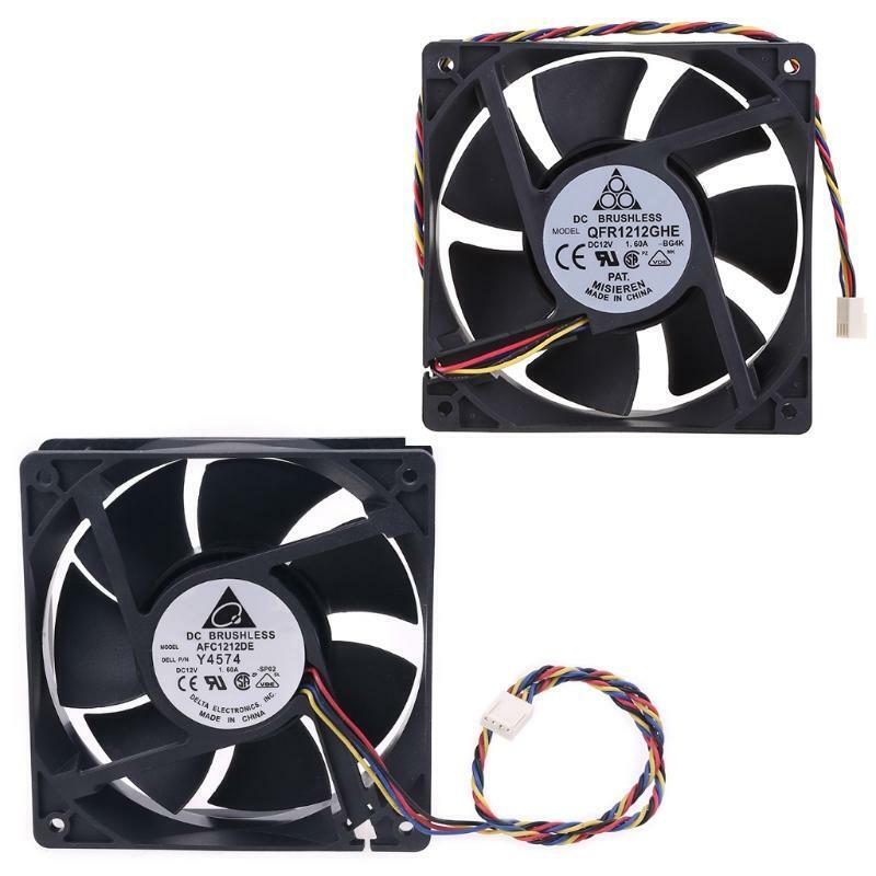 120x120x38mm Brushless DC 12V 1.6A PWM Server Cooling Fan For Delta AFC1212DE