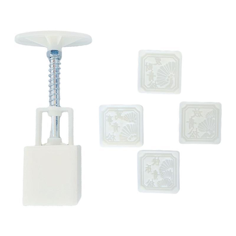Hand-Pressure Moon Cake Mould for Chinese Mid-Autumn Festival Pastry DIY Tool