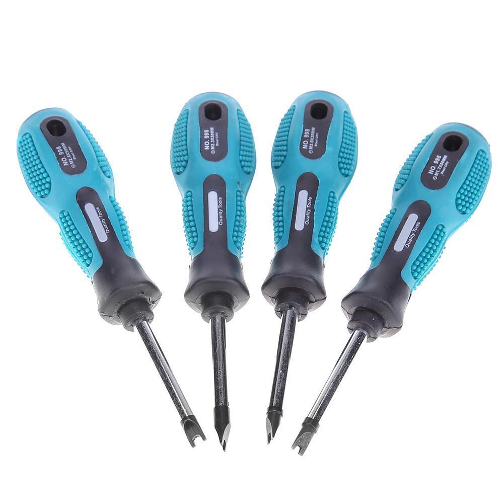 4pcs U Shape Screwdriver Set Multifunction CR-V Screw Driver Hand Tool