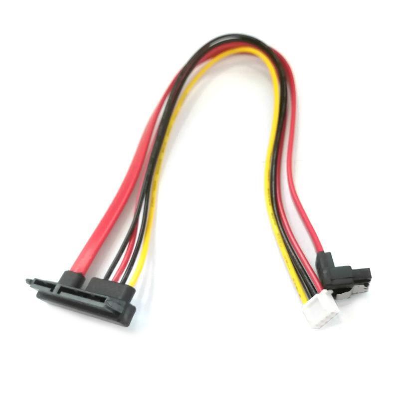 High Quality  Sata 22P 15+7 Pin Power Data Cable to 4 Pin IDE Hard Drive Adapter