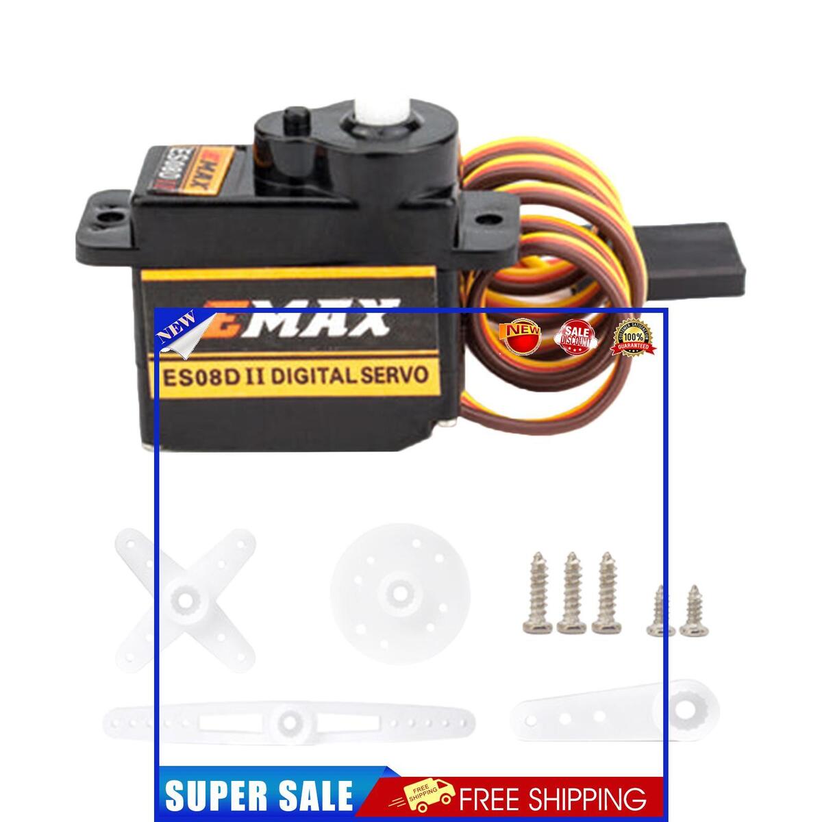 EMax ES08MD II RC Car 8.6g Plastic Gear Digital Servo Kits for Axial SCX24
