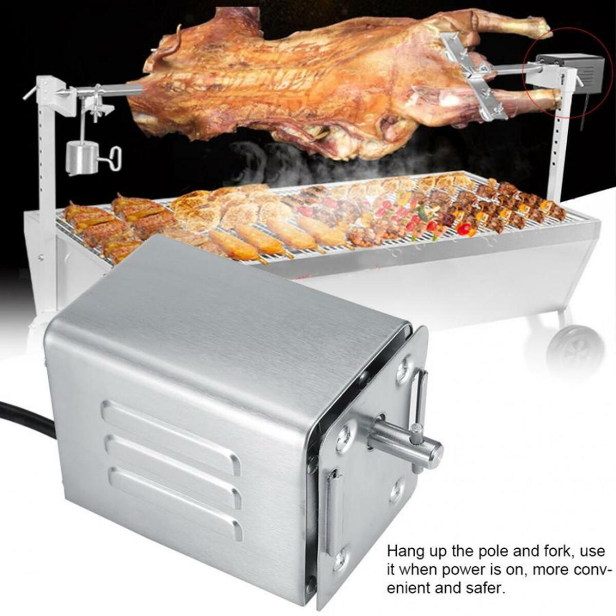 Grill Rotisserie Motor AC  15W 70kg Universal 3-5RPM for Grill Chicken