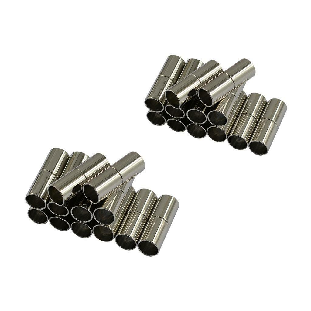 24x  and /6mm Tube Barrel Magnetic Clasp Jewelry Making Finding