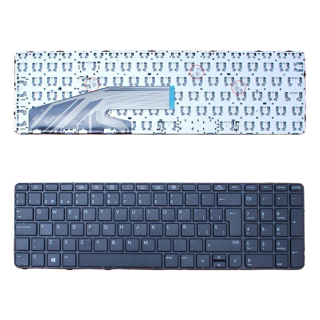 NEW Spanish Layout For    450 G3 455 G3 470 G3 Laptop Keyboard+Frame