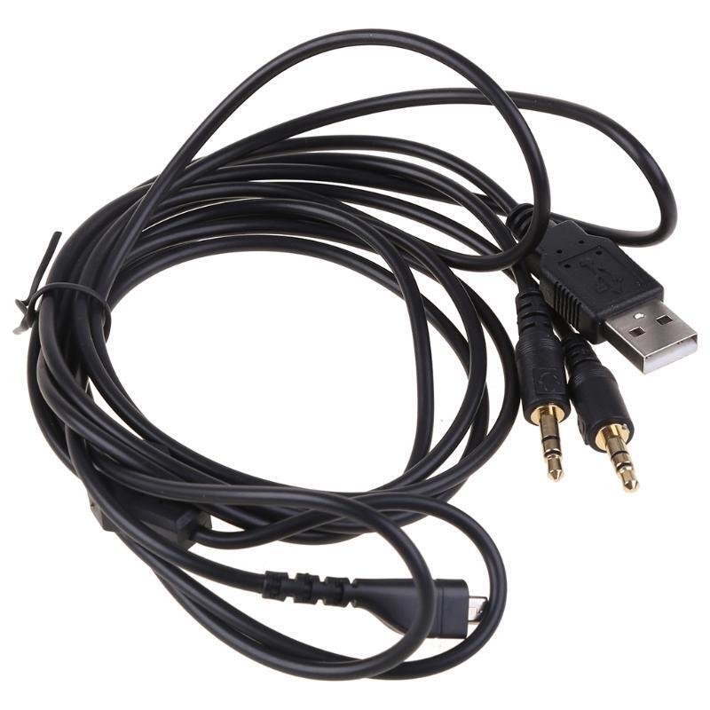 1.8m 4 in 1 Audio Cable 3.5mm Replacement Charging Cord for Arctis