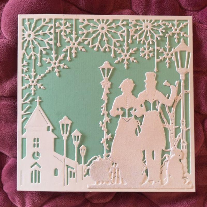 Snowflake Metal Cutting Dies Stencil Scrapbooking DIY Album Stamp Paper