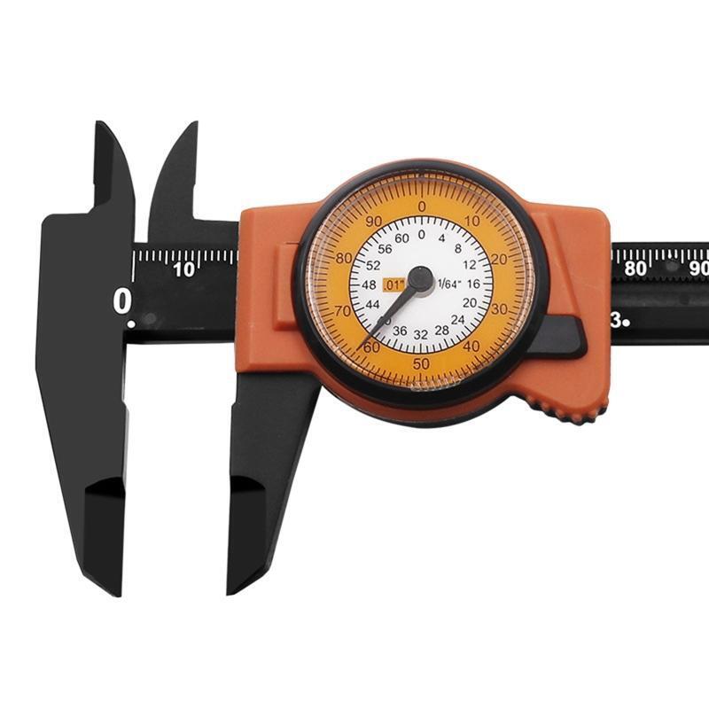 Dial Type Vernier Caliper Plastic Fast Precise Measurement Tool for Biomedical