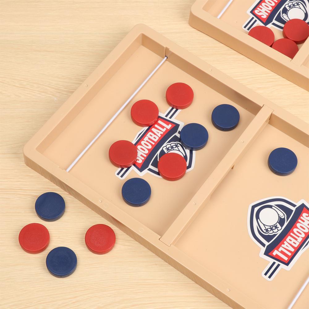 Ice Hockey Battle Board Game Fast Sling Puck Game Foosball Game Bumper Chess