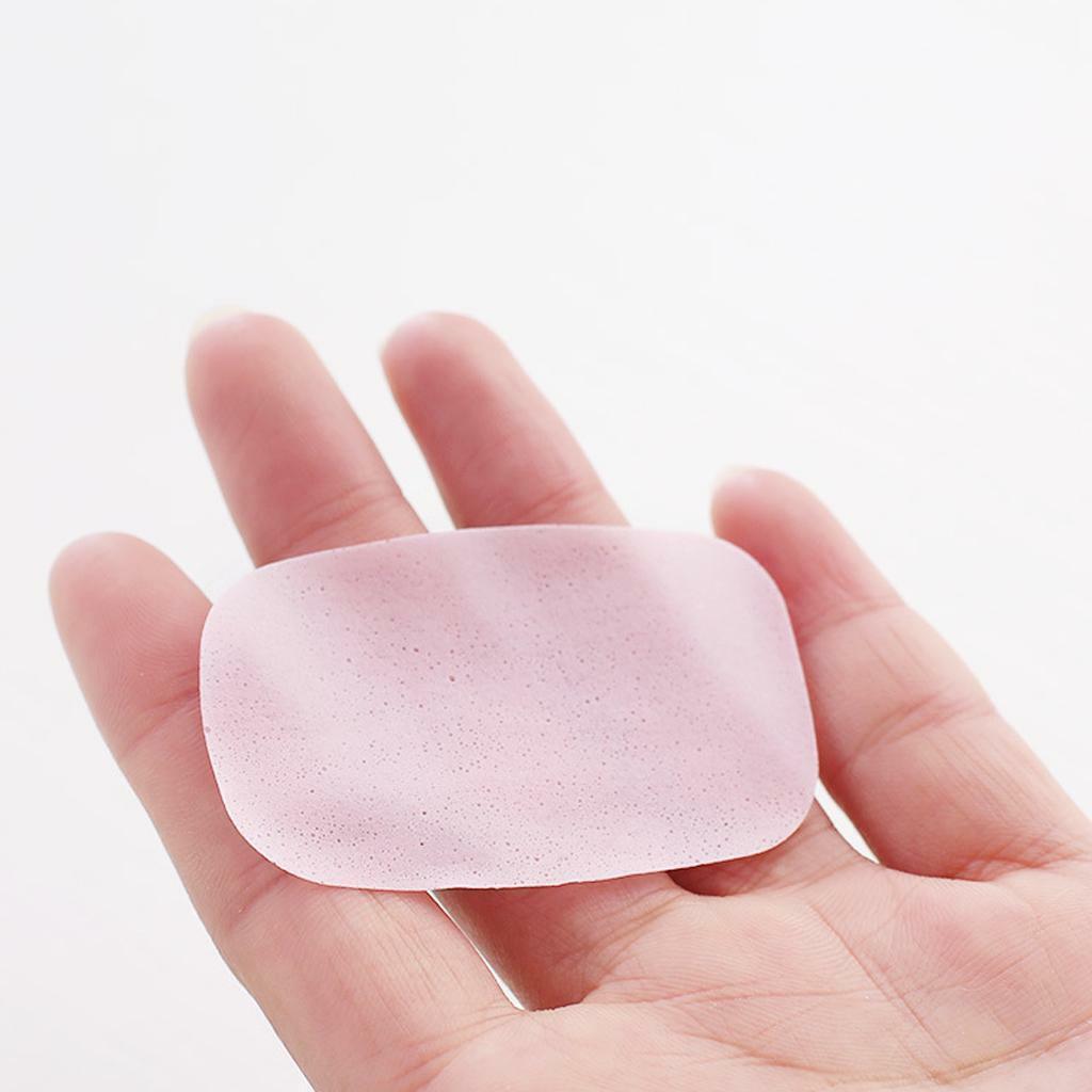 80pcs Disposable Paper Soap Soap Sheets Portable Washing Travel Bath Outdoor