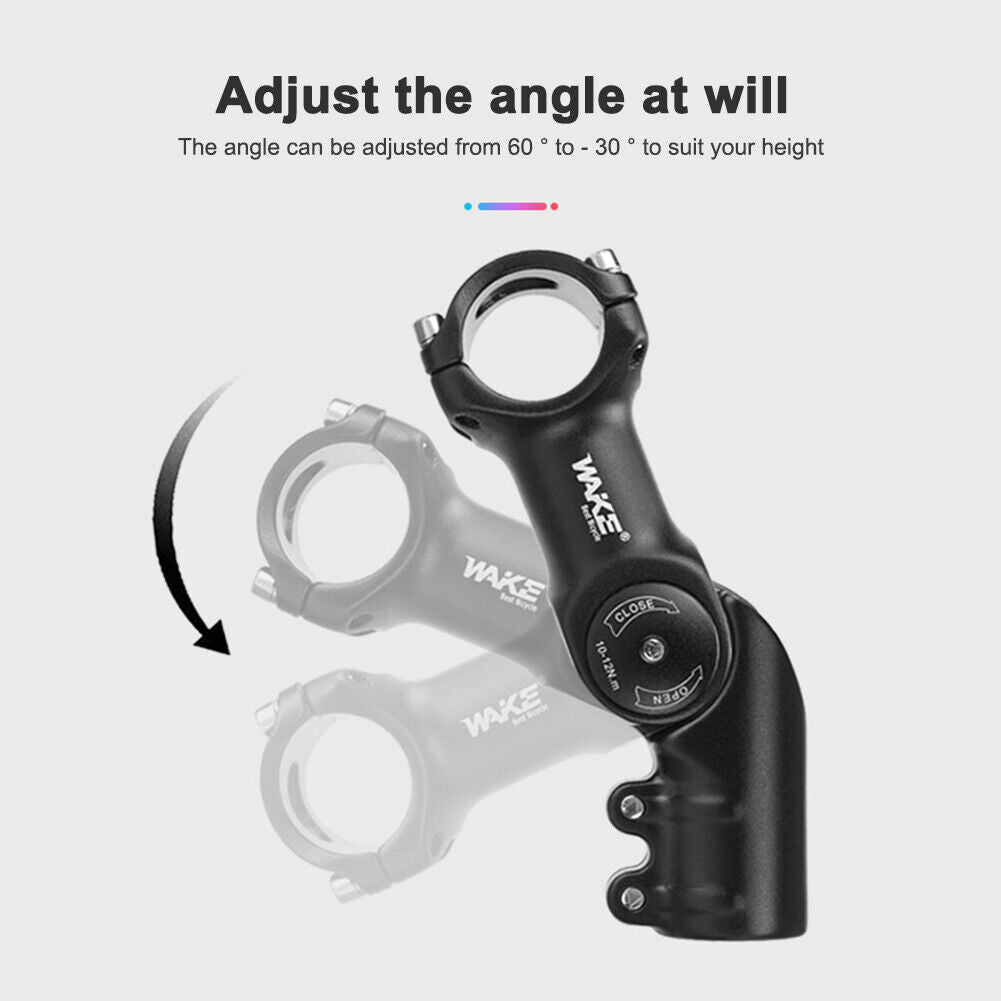 Aluminum MTB Bike Stem Adjustable Bicycle Handlebar Heightening (25.4x70mm)