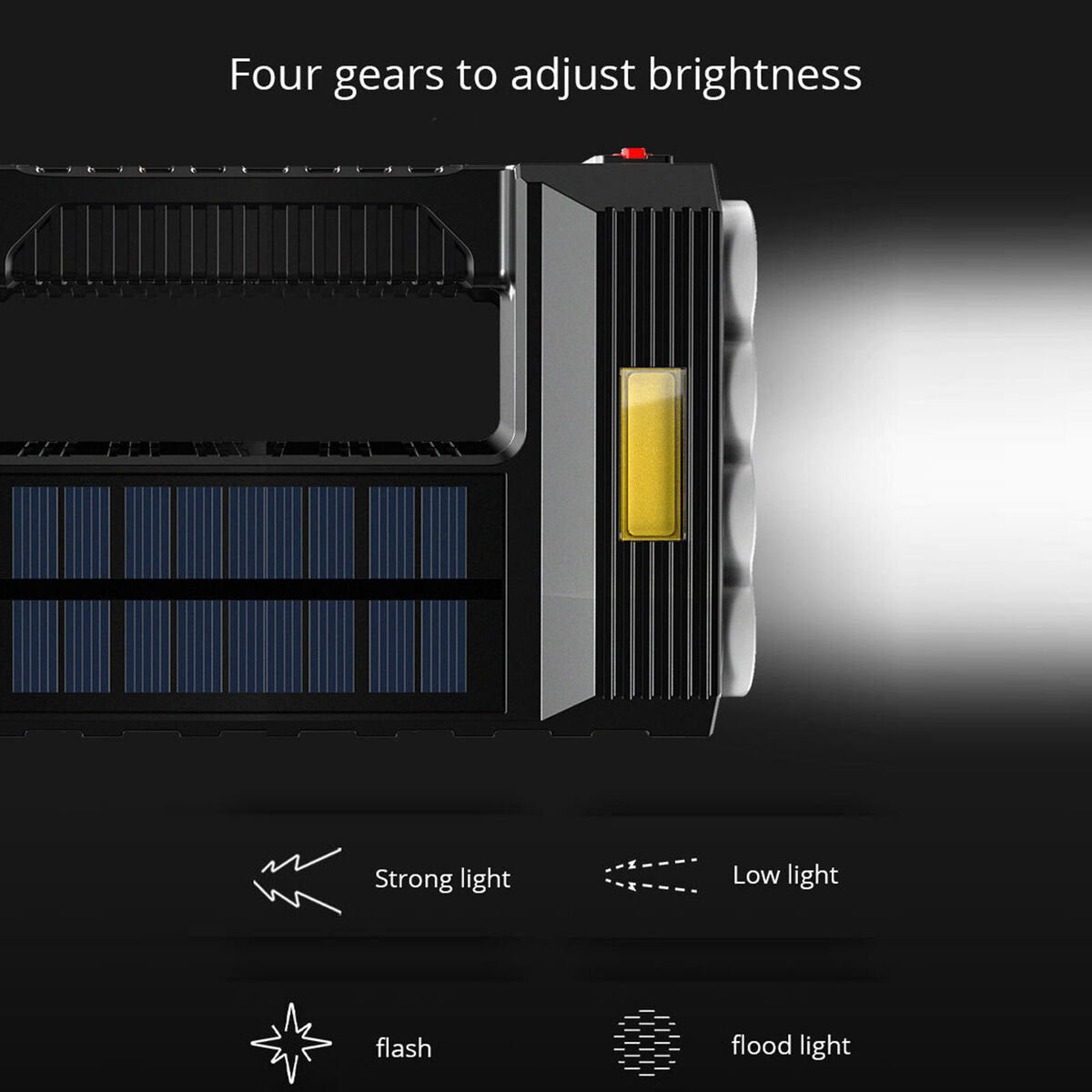Rechargeable Light Solar & USB Charge Waterproof Mobile Lighting Products
