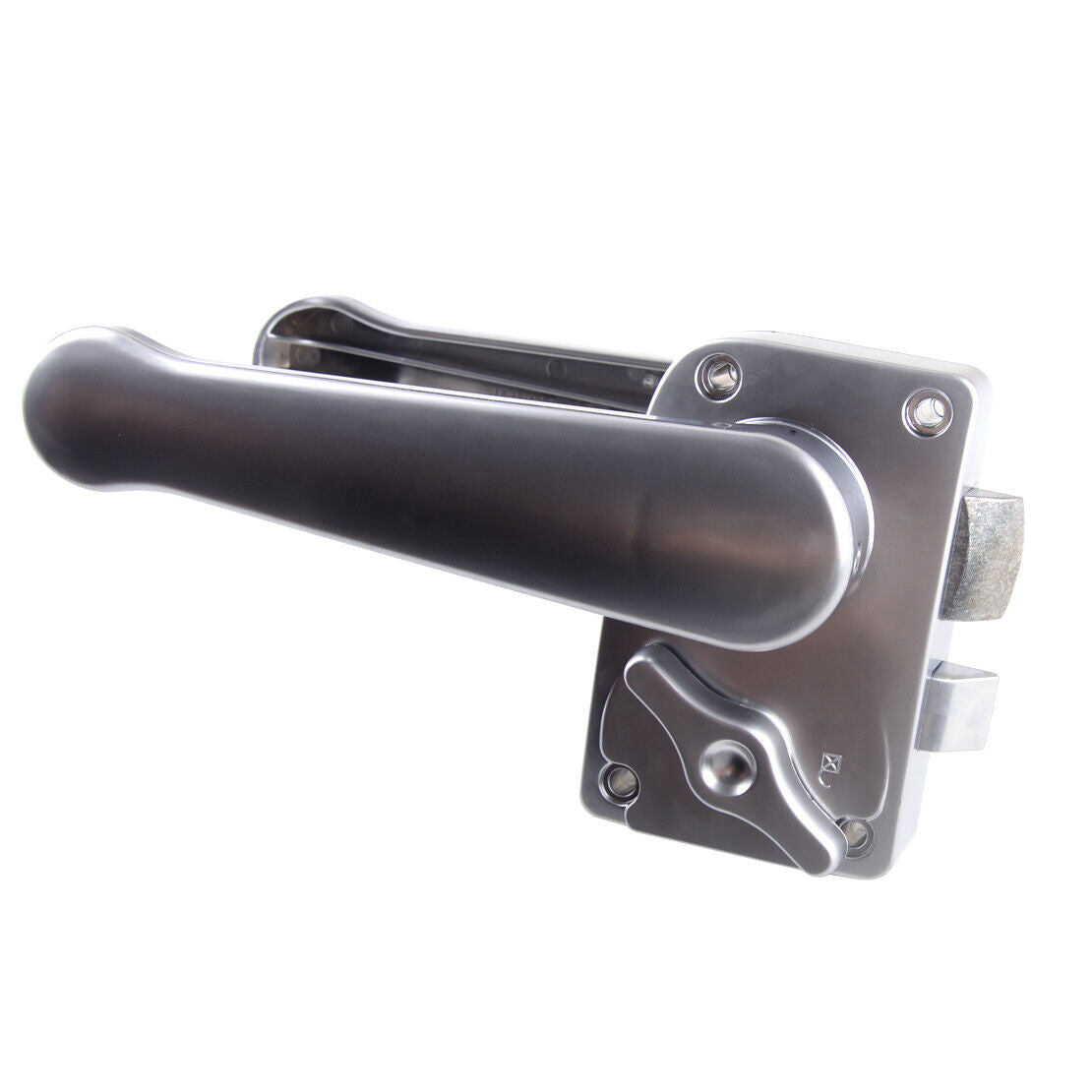 Door Lock Latch Handle Knob w/ Fastener For RV Boat Toilet Bathroom Door Lock