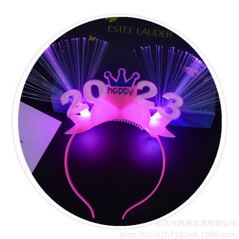 Plastic Hair Hoop with Teeth Flash Crown Headband All-match for Theme Party