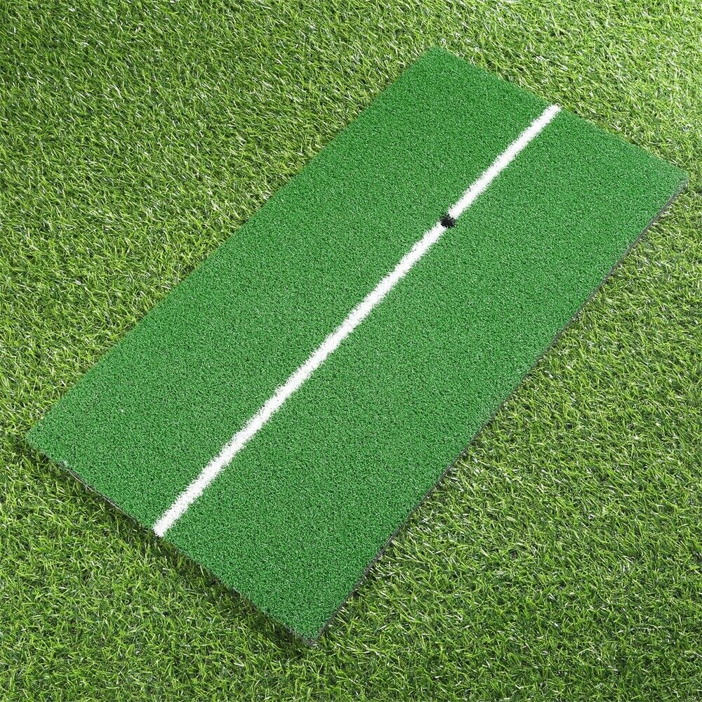 PGM Outdoor Game Nylon And EVA Golf Training Mat 30x60cm Residential White Line