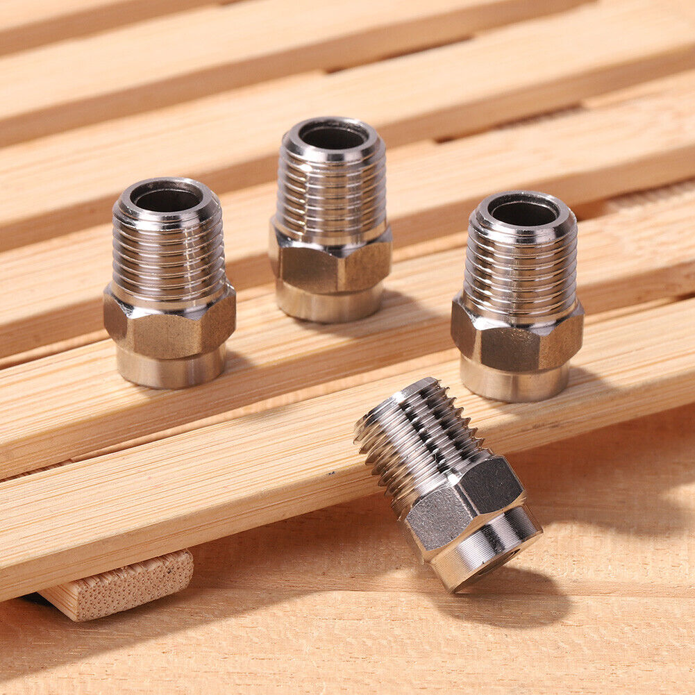 4pcs Pressure Washer Surface Cleaner Nozzles Replacement Thread Type Tips