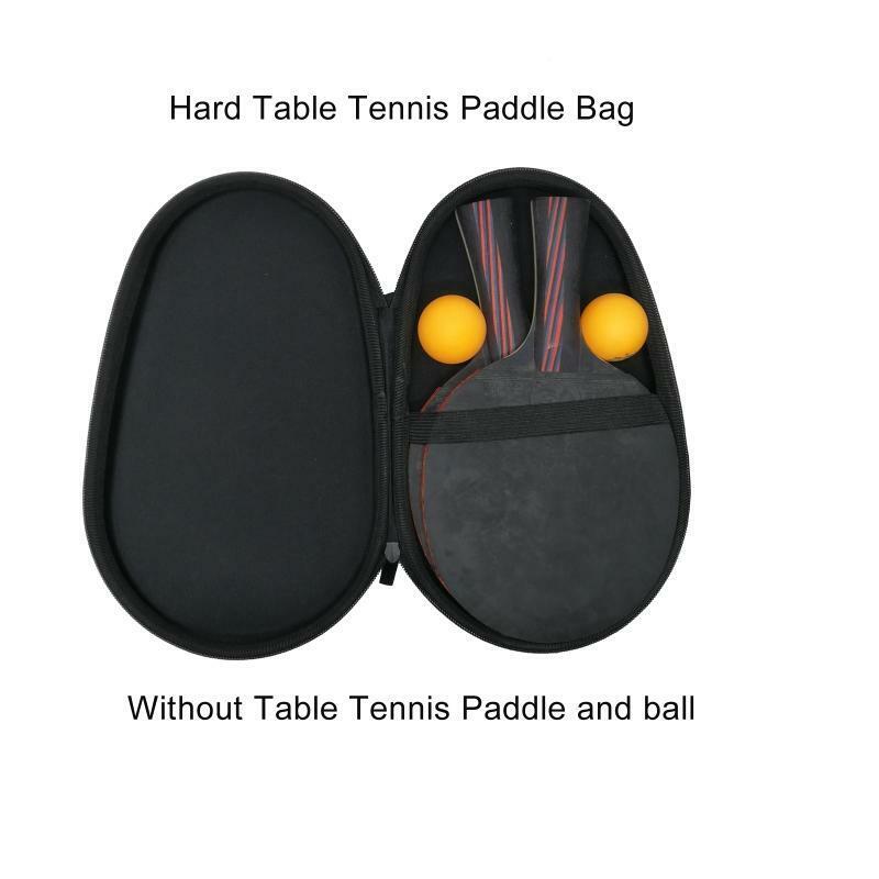 Professional Gourd Table Tennis Racket Case EVA Waterproof Ping Pong Bag