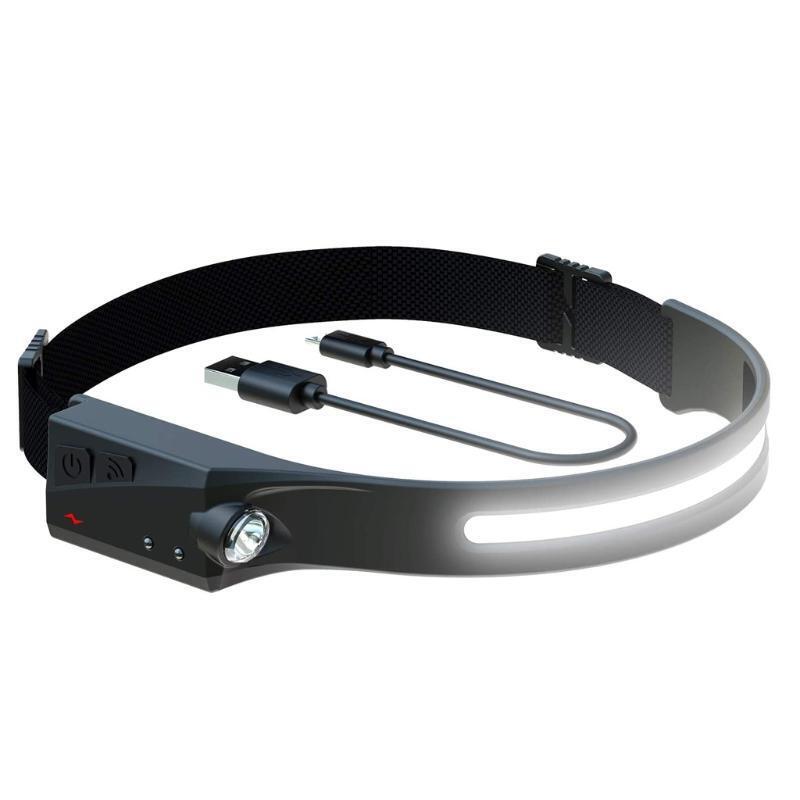 230° Illumination LED Headlamp Flashlights with All Perspectives Induction